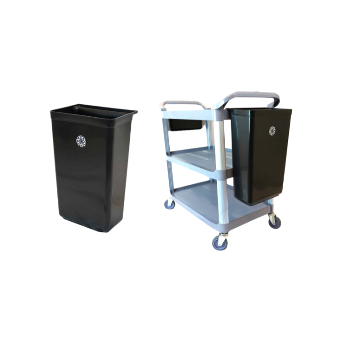 Poubelle pour chariot de service (3 NIV)