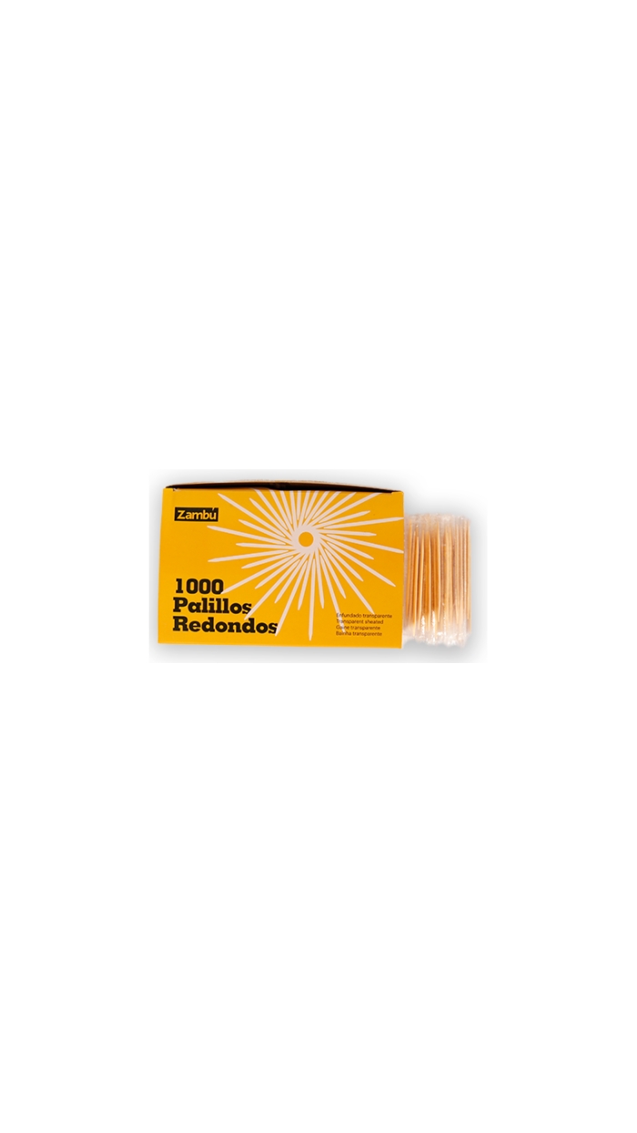 1000 Cure-dents bois en plastique (6cm)