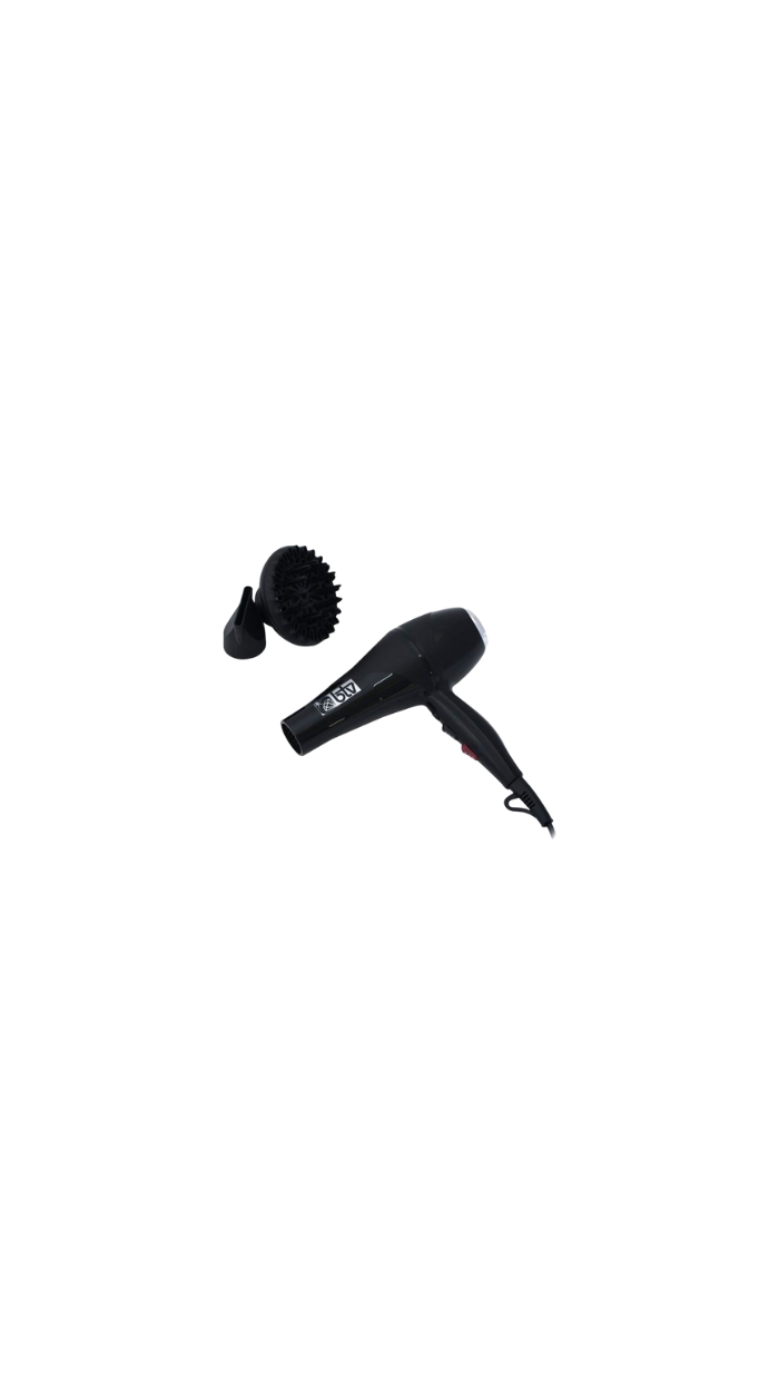 Sèche-Cheveux (Support Mural) WAVE "1800w" diffuseur/concentrate