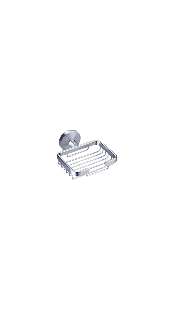 Porte Savon en Aluminium "Satiné"