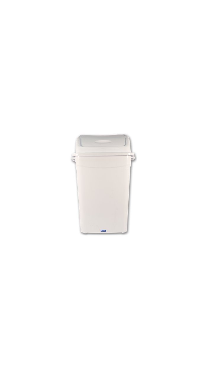 Poubelle  à Couvercle Basculan en Plastique 50L (69x44x33cm)