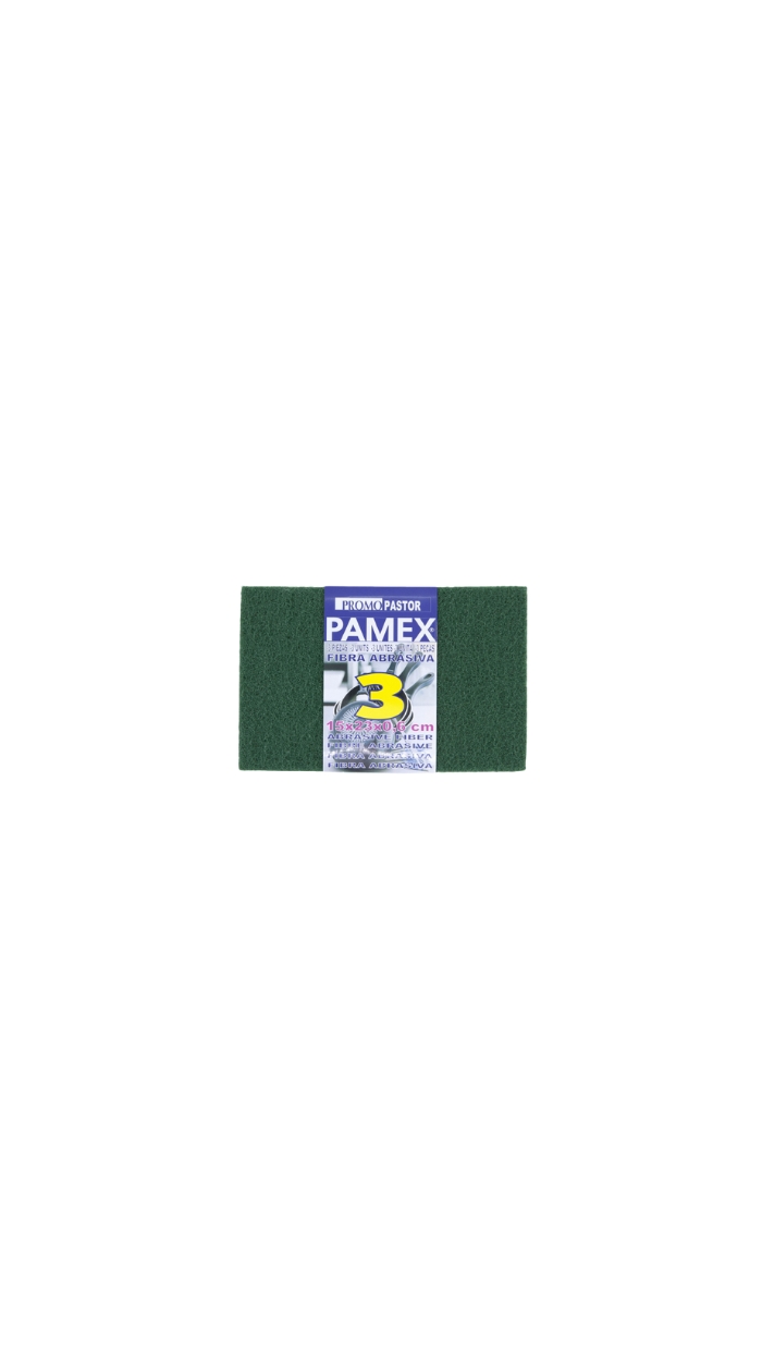 3 Tampons abrasif Grattants "multi-surfaces" (15x23cm)