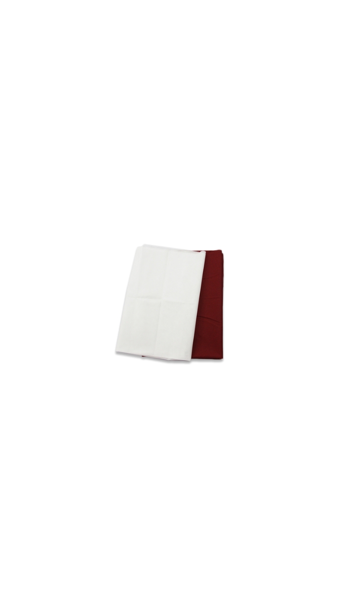 Nappe de Table en AIR LAID (100x100) Bordeau