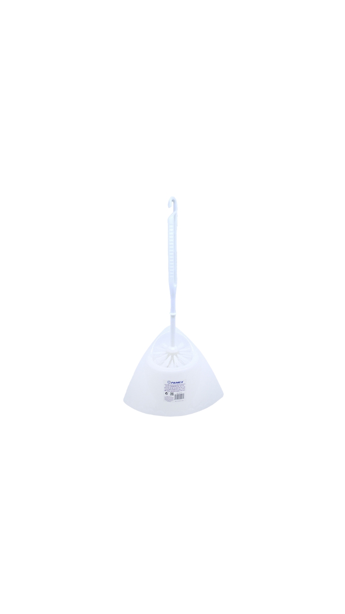 Brosse WC en plastique "COIN"