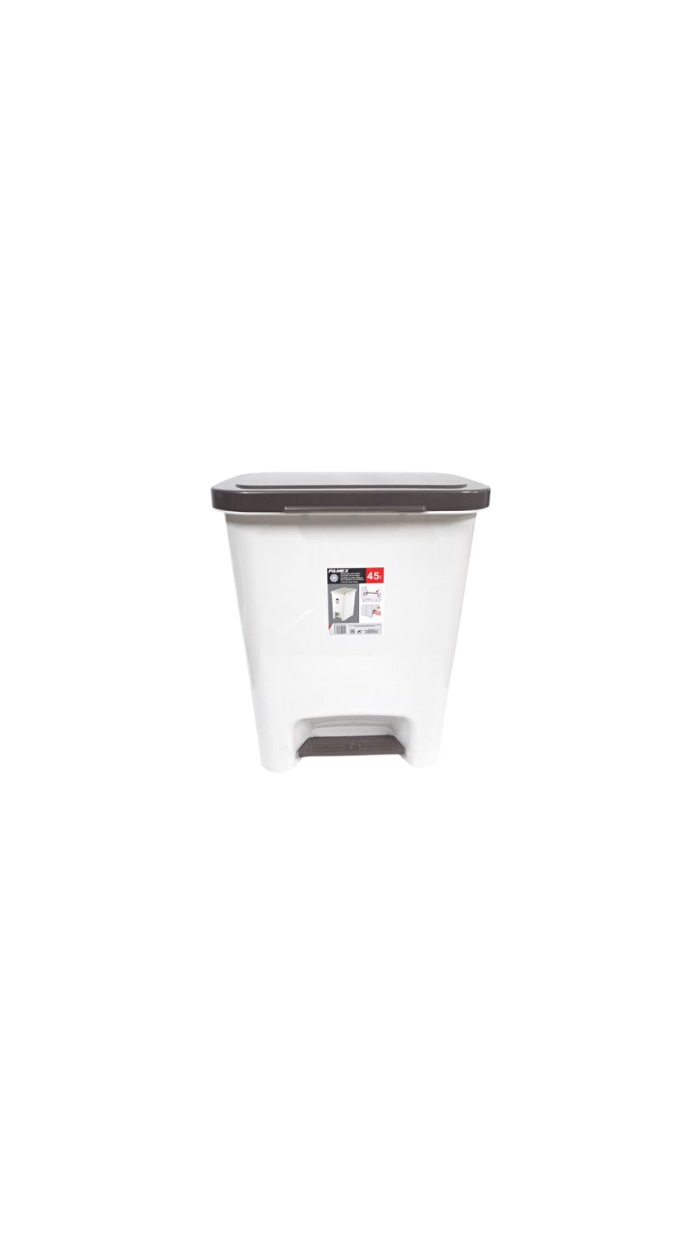 Poubelle en plastique à pédale (45L)