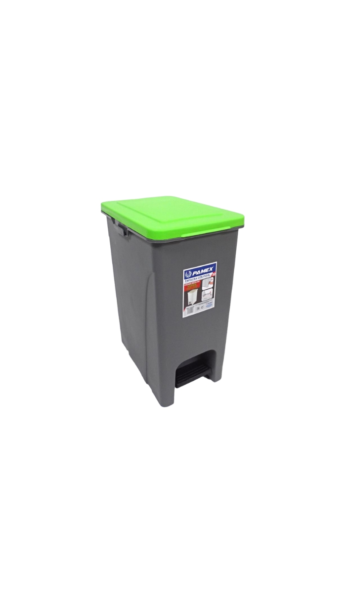 Poubelle à pédale avec couvercle (30L)