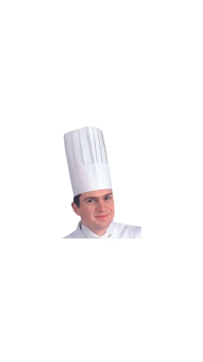 10 Toques chef cuisinier ajustableen Papier