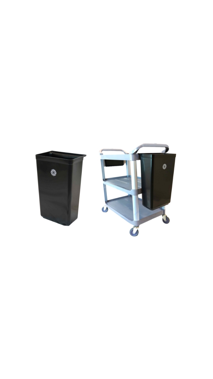 Poubelle pour chariot de service (3 NIV)
