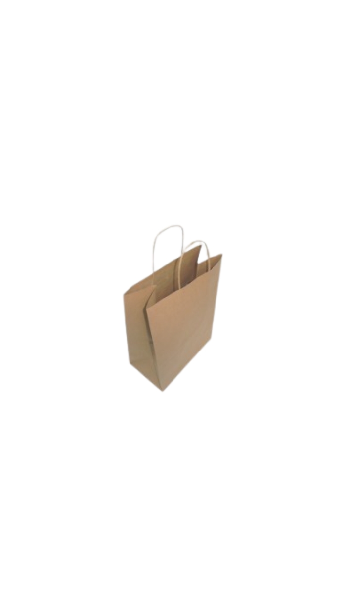 Sac papier "KRAFT" à poignées (29x26x14cm)