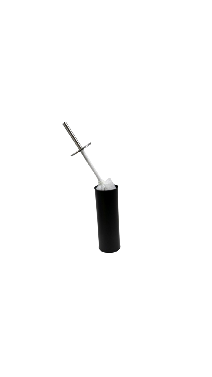Brosse WC ronde avec brosse en plastique