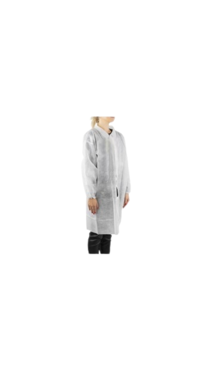20 Blouses Visiteurs TNT pour enfants "Fermeture Velcro"