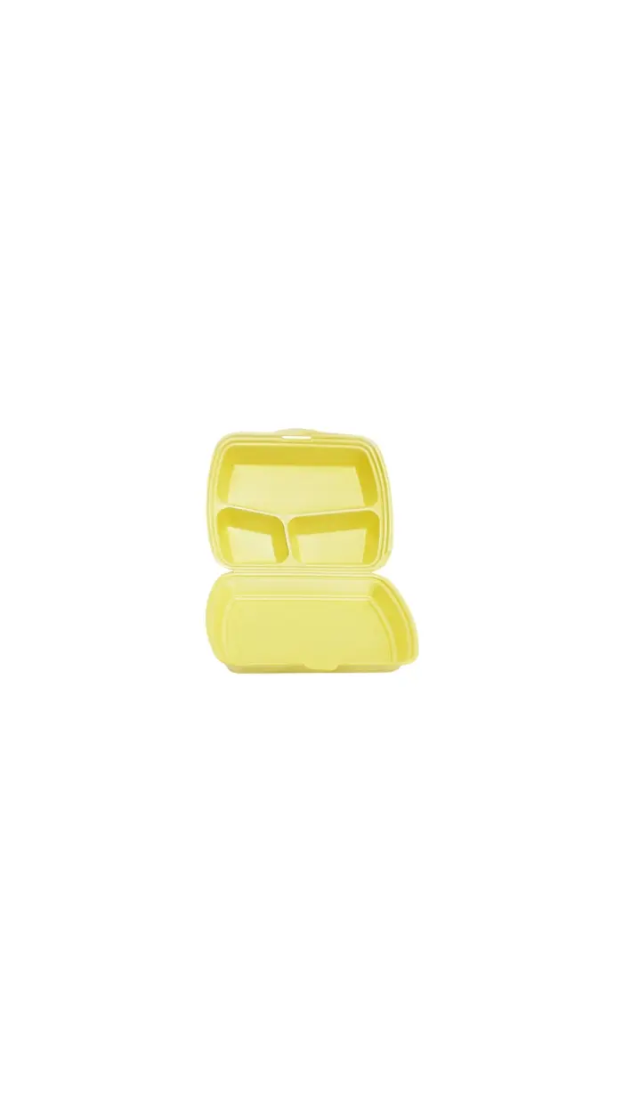 100 Boites Menu en FOAM (1 compartiment)
