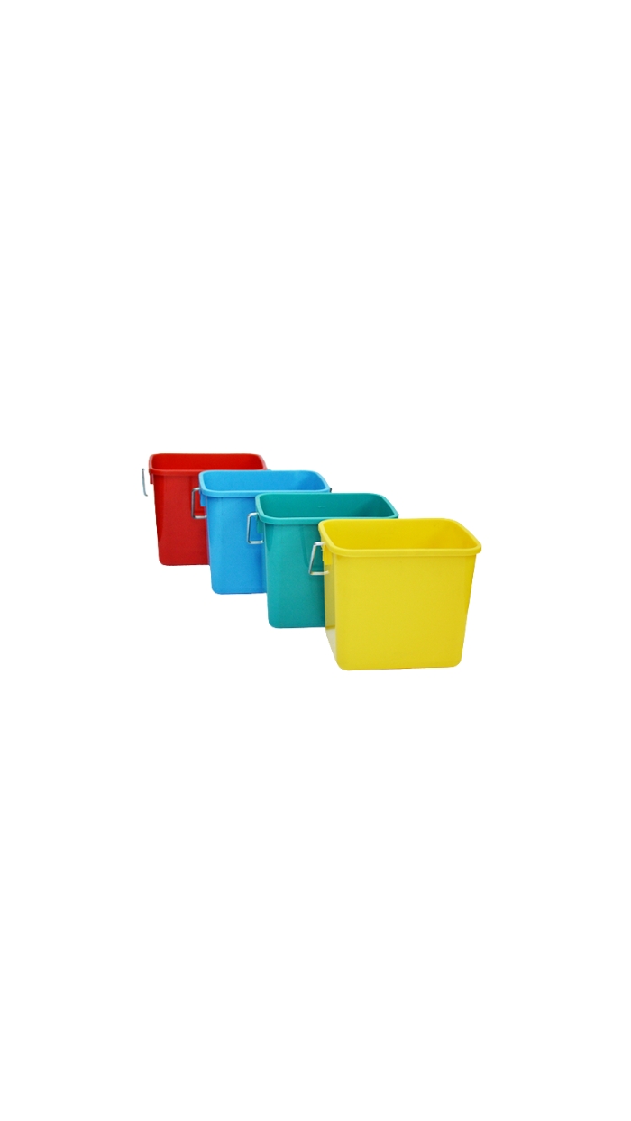 Seau en plastique (6L) PRO pour chariot de lavage