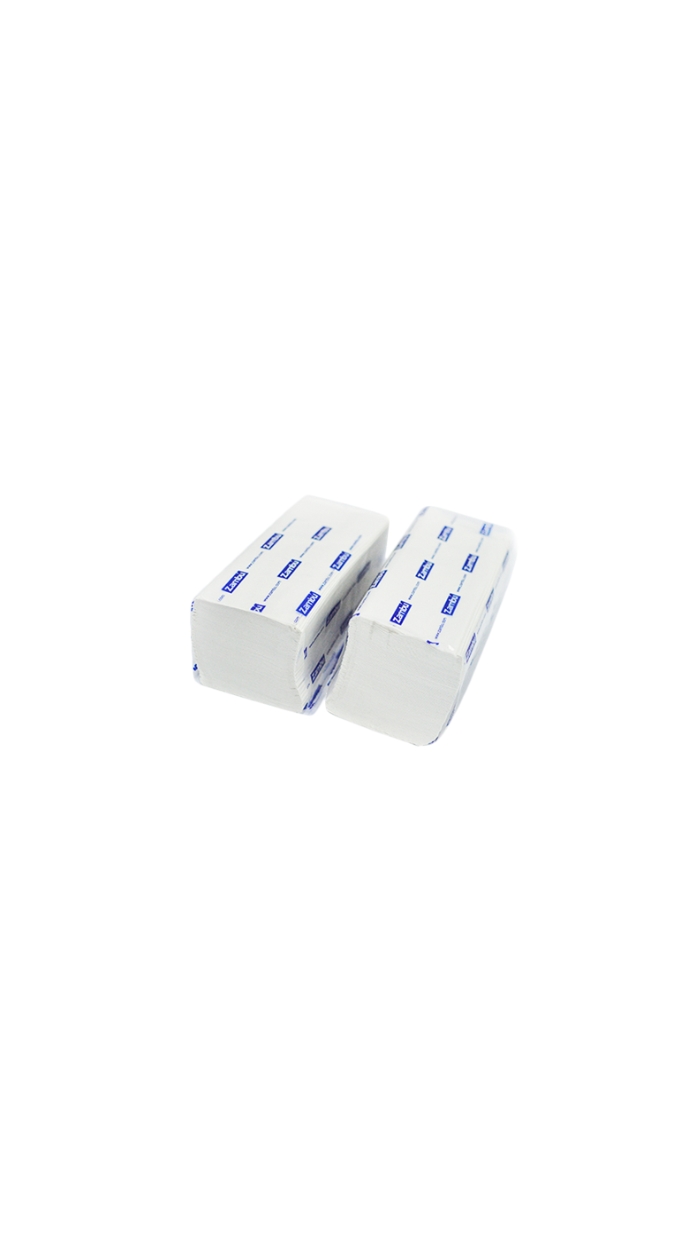 150 Serviettes en ZIG ZAG "EXTRA" 100% Cellulose