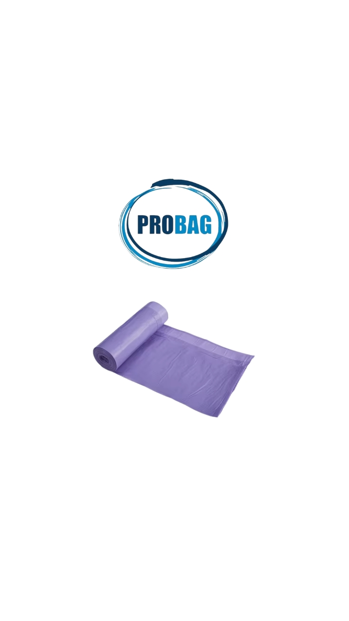 10 Sacs Poubelle 60L "PROBAG" (70x71cm)
