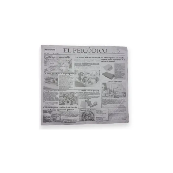 Papier Alimentaire ingraissable "NEWSPAPER" (28x34cm)