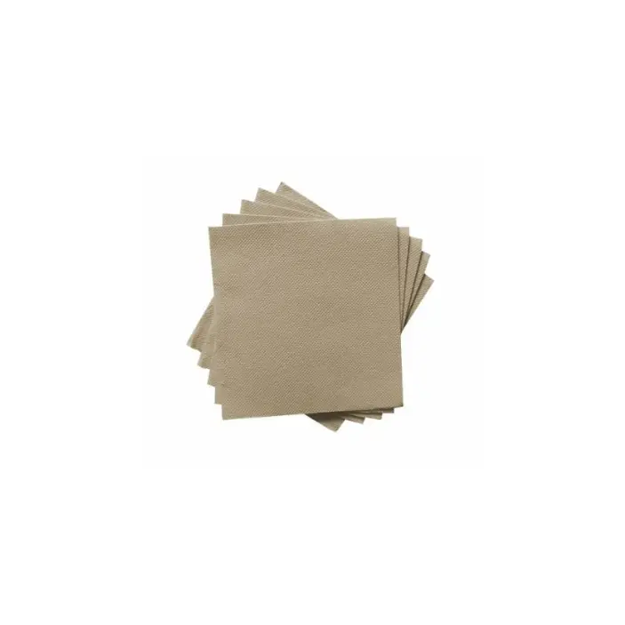 100 Serviettes PUNTA PUNTA (20x20) KRAFT "biodégradable"
