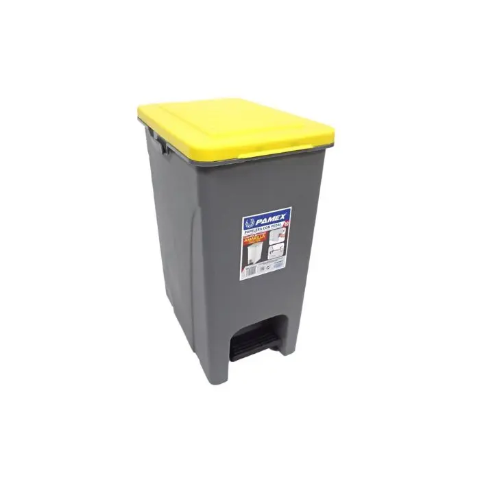 Poubelle à pédale avec couvercle (30L)
