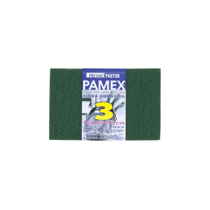 3 Tampons abrasif Grattants "multi-surfaces" (15x23cm)