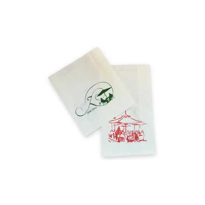 Sachet en papier ingraissable "viennoiserie à emporter"